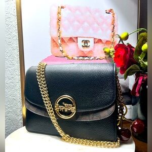 COACH JADE FLAP CROSSBODY WITH SIGNATURE CANVAS DETAIL
COACH EUC